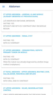 Pediatric CT Protocols android App screenshot 3