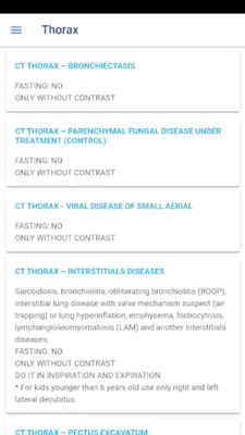 Pediatric CT Protocols android App screenshot 4