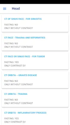 Pediatric CT Protocols android App screenshot 5