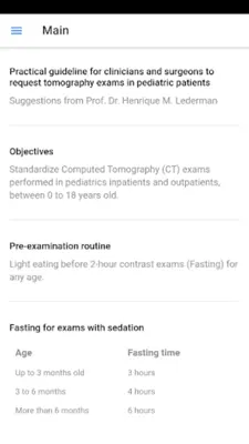 Pediatric CT Protocols android App screenshot 7